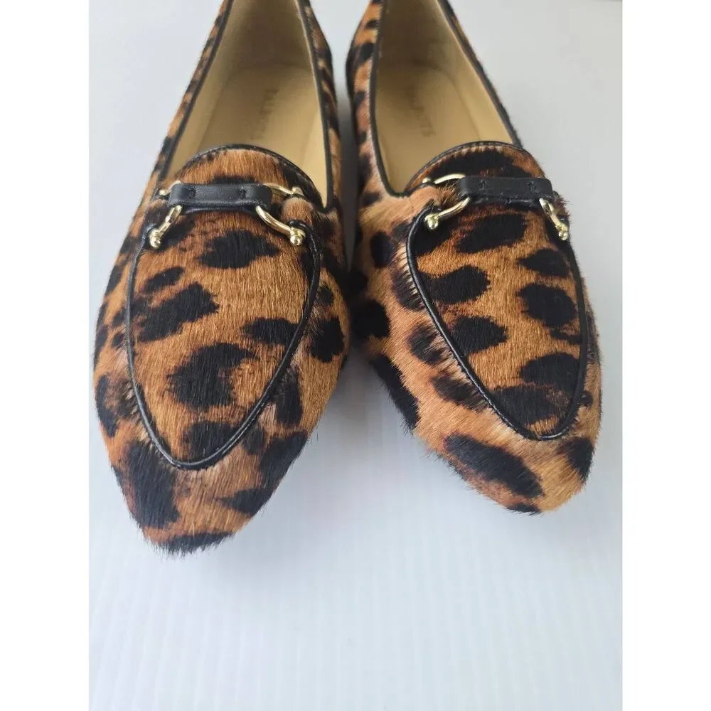 Talbots Driving Flats Sz 8 1/2 Leopard